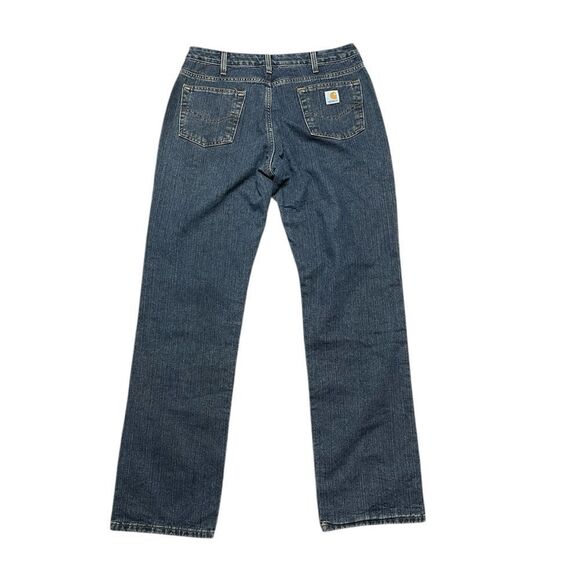 CARHARTT Lined Women's Jeans Straight Leg Size 10 x 34 - Picture 3 of 8